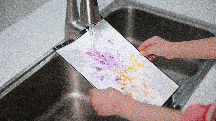 清水冲洗，反复使用