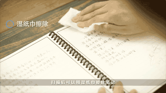 湿纸巾蘸水擦除，方便快捷